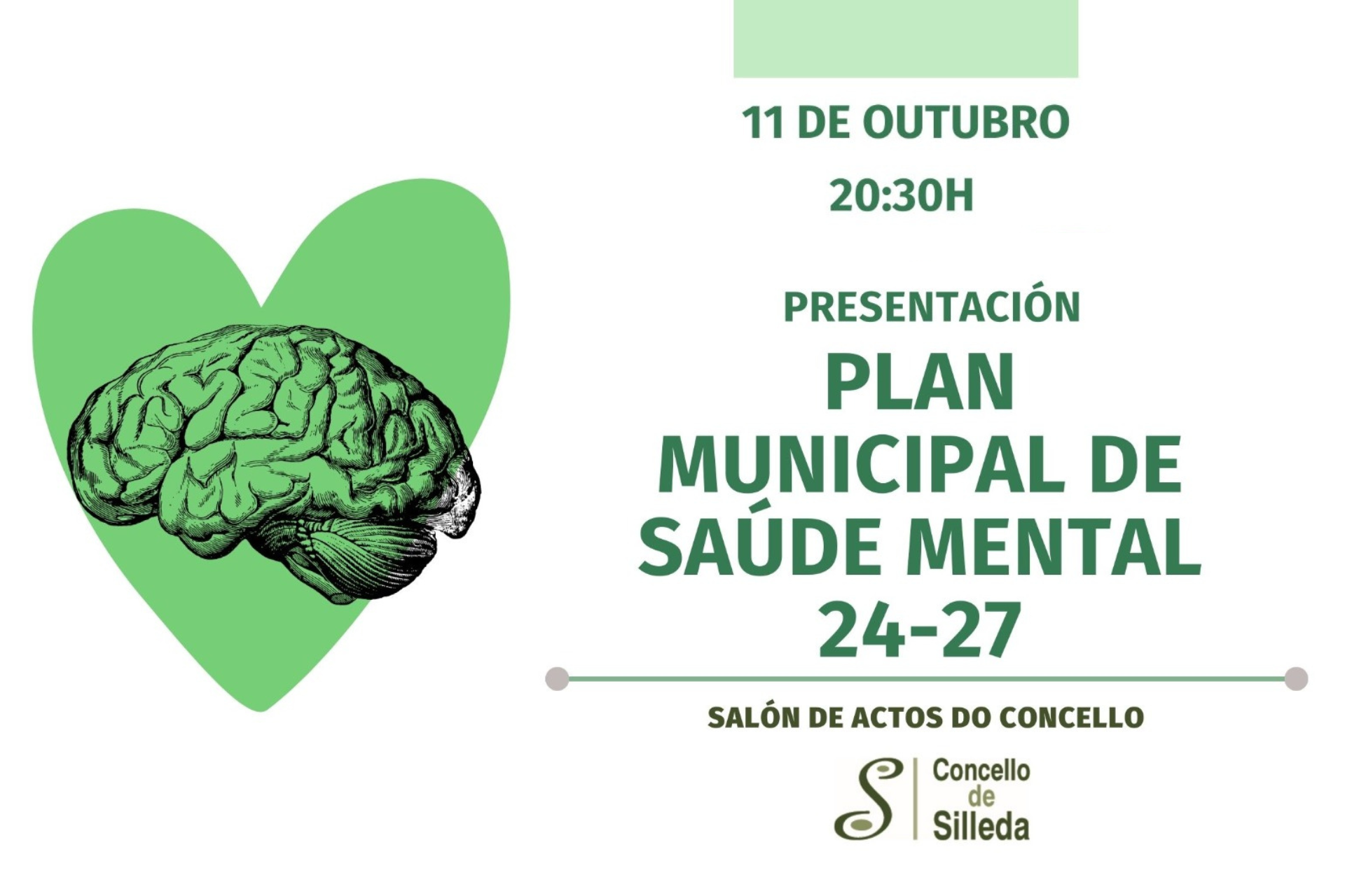 Silleda convida a veciñanza a participar na presentación do Plan municipal de Saúde Mental