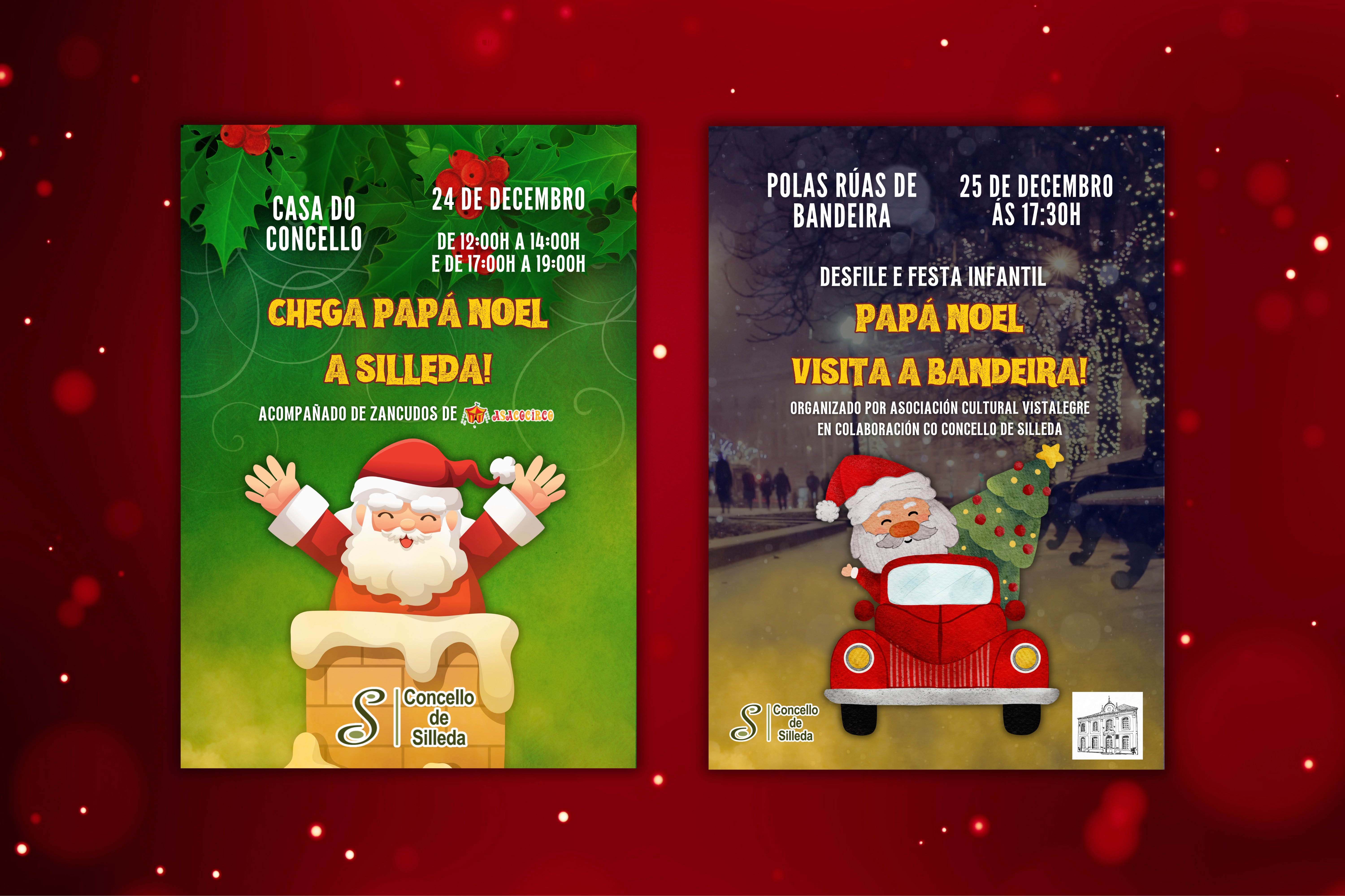 Papá Noel xa está a piques de chegar a Silleda e Bandeira