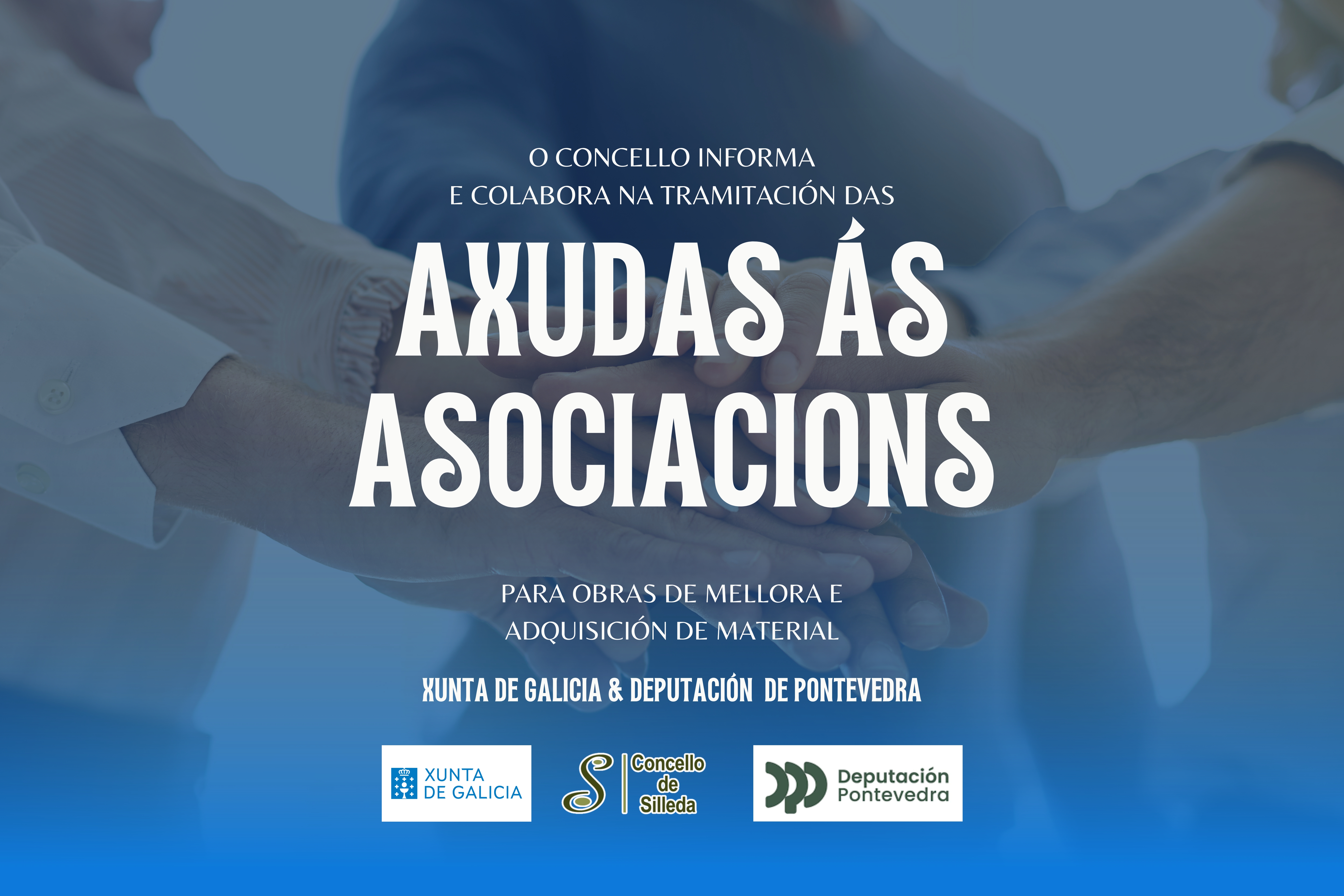 O Concello de Silleda informa e colabora na tramitación de axudas a asociacións para obras de mellora e adquisición de material