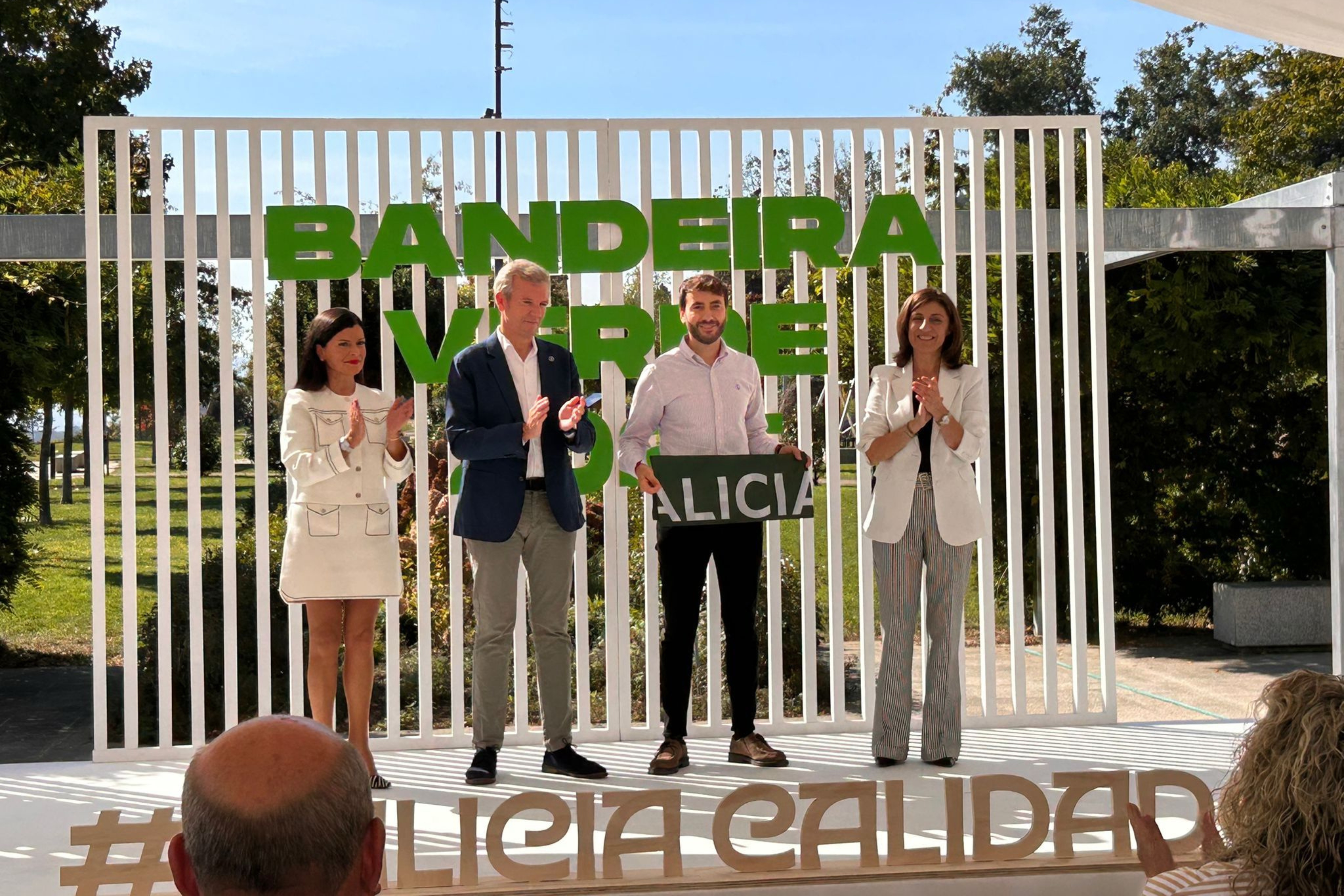 O Concello de Silleda renova o distintivo  Bandeira Verde de Galicia