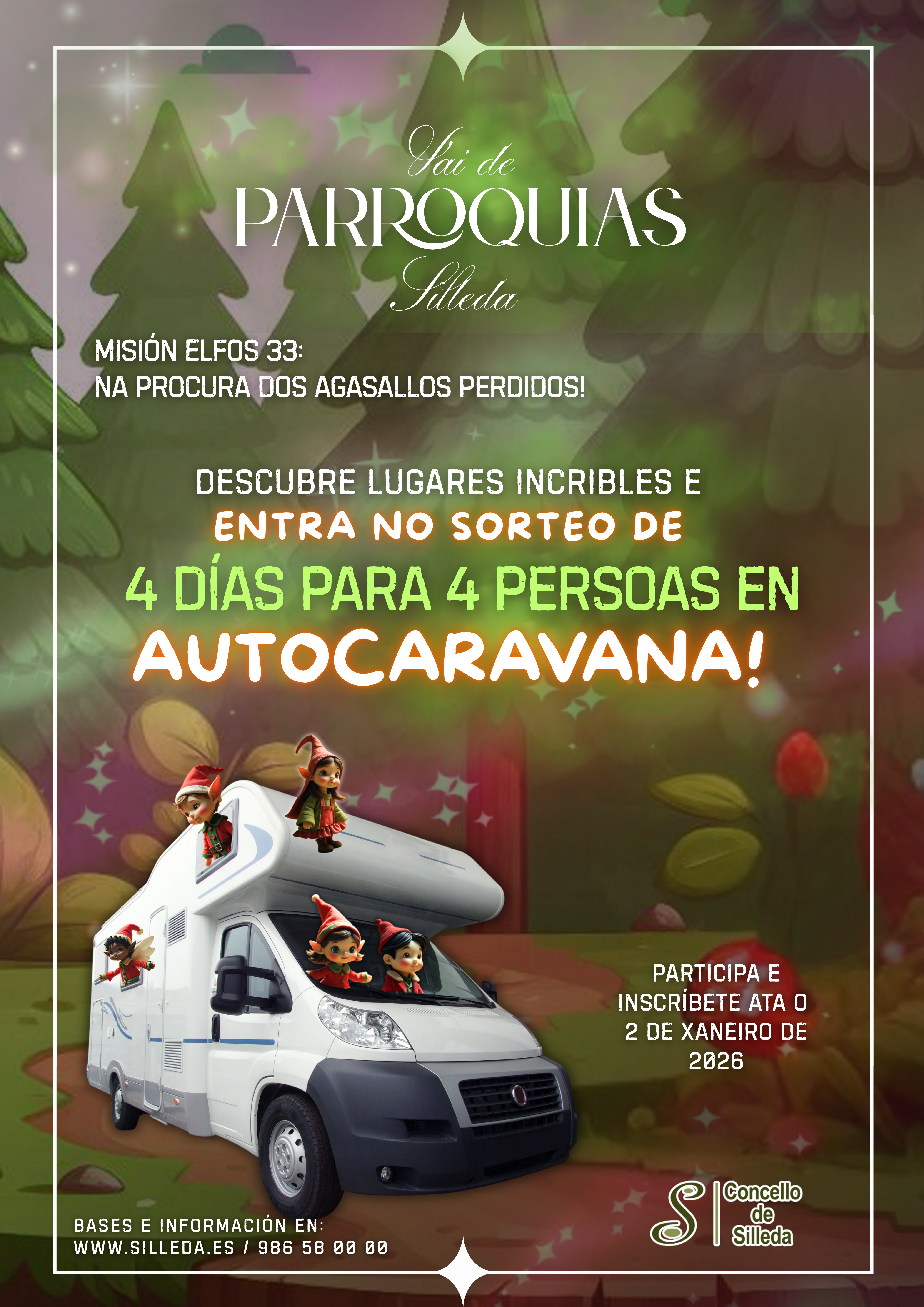 Silleda activa unha nova edición do certame #VaiDeParroquias coa misión “Elfos 33: na procura dos agasallos perdidos”
