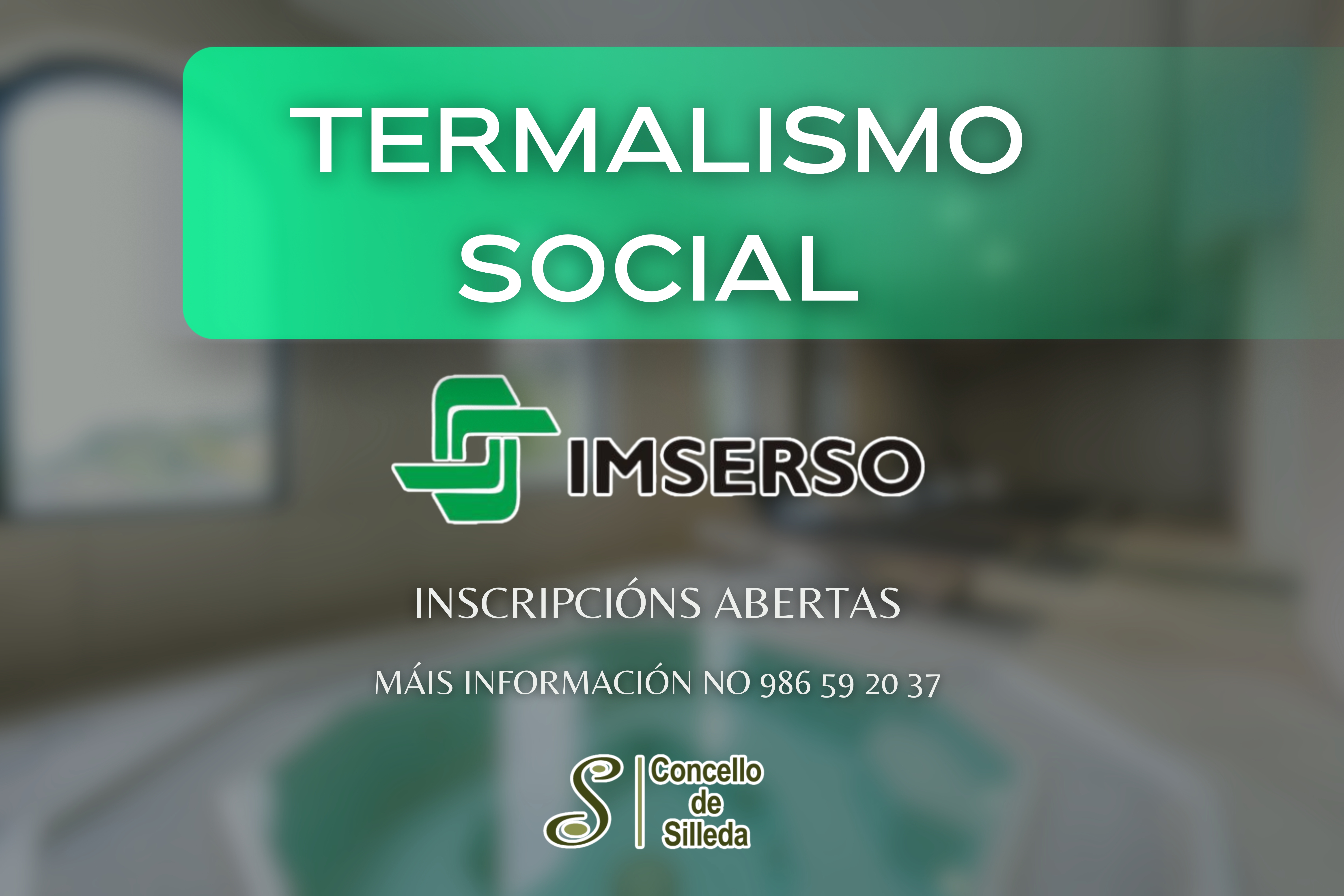Aberto o prazo para participar no programa de termalismo social do Imserso