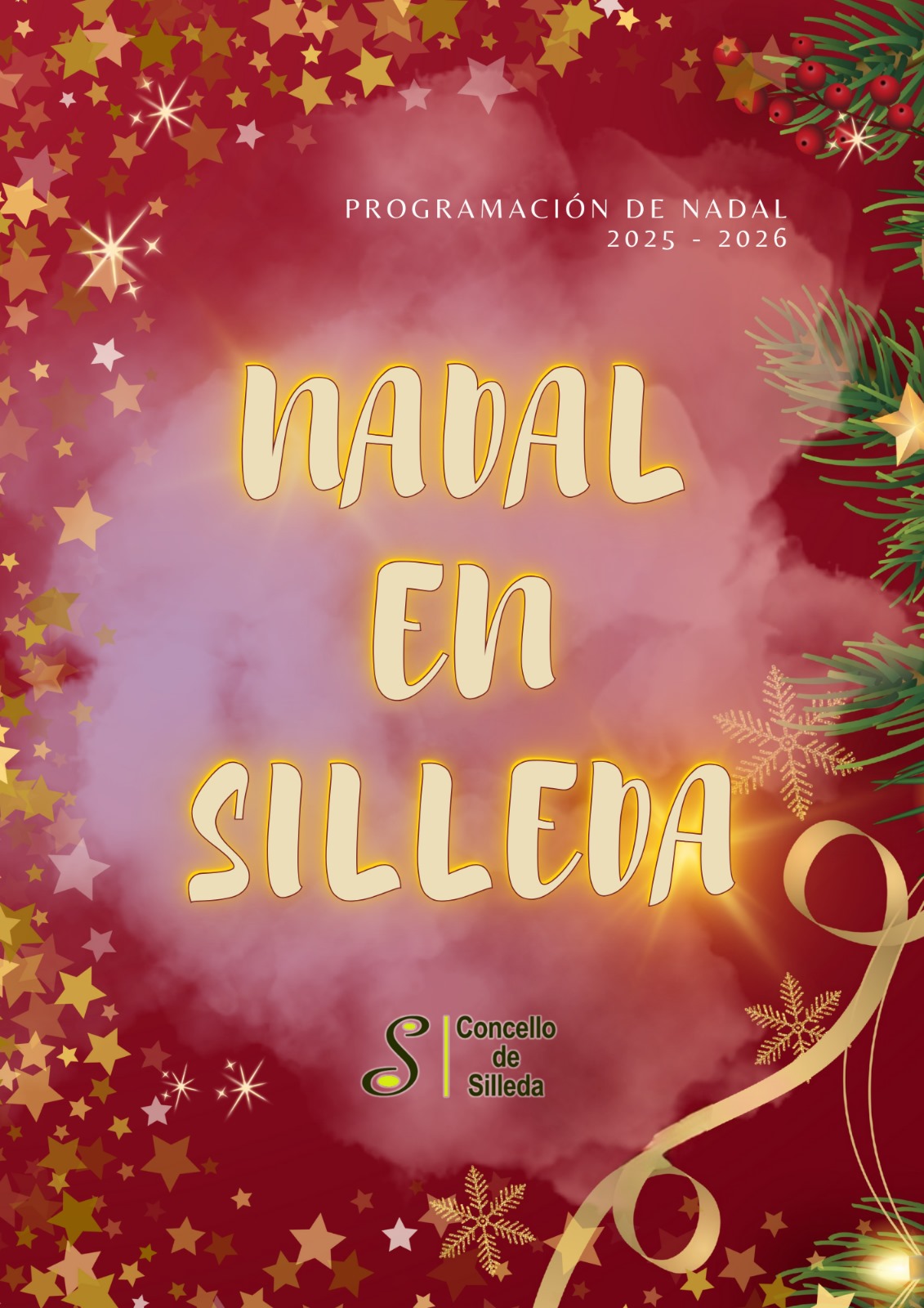 O Nadal en Silleda arranca  o vindeiro día 5 co acendido do alumeado e un espectáculo audiovisual na fachada do Concello