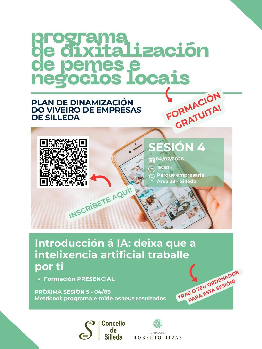 O Viveiro de Empresas de Silleda arranca o ano cun novo ciclo de formación dixital para pemes e negocios locais