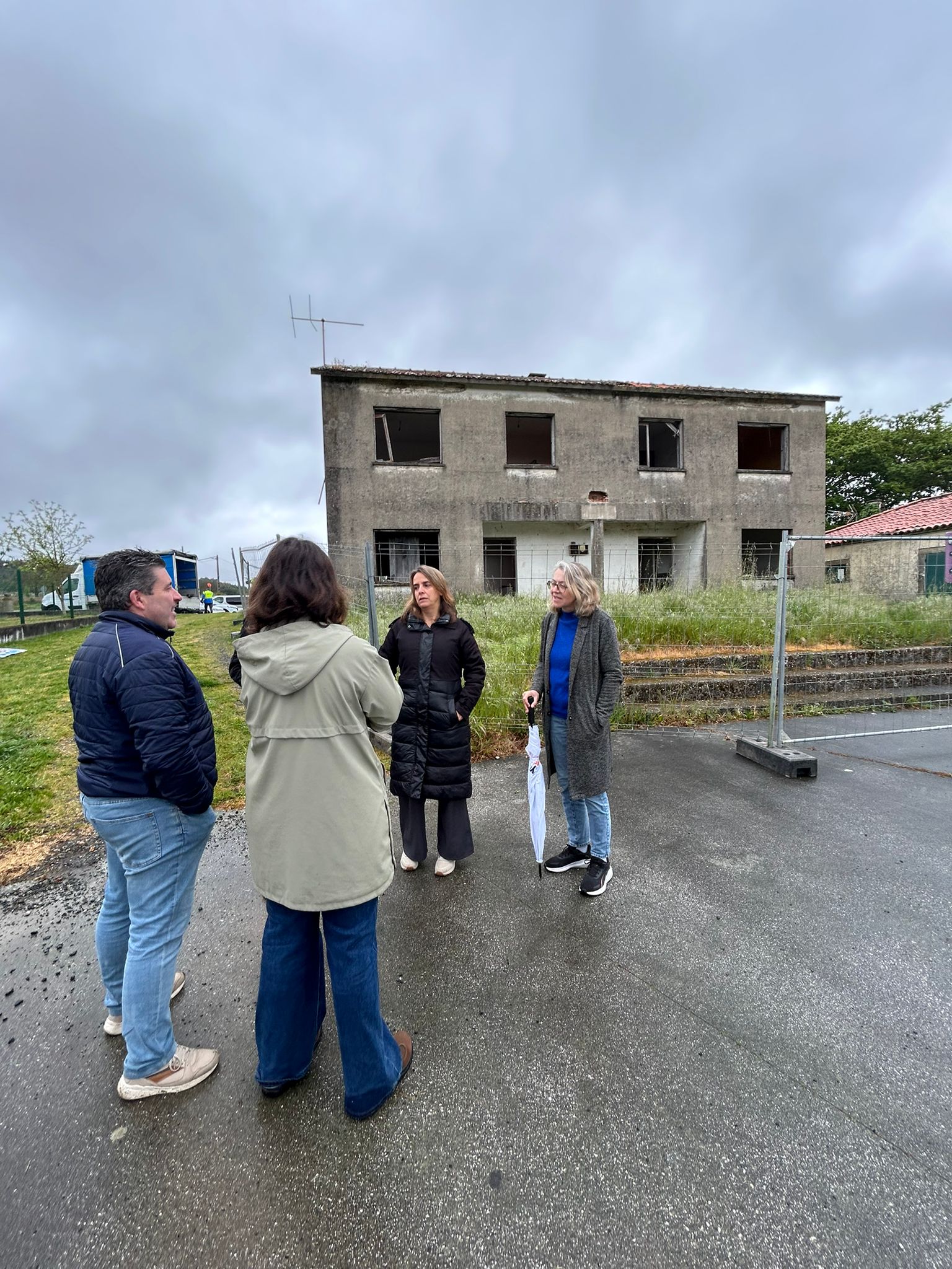 En marcha as obras de mellora do centro social de Saídres