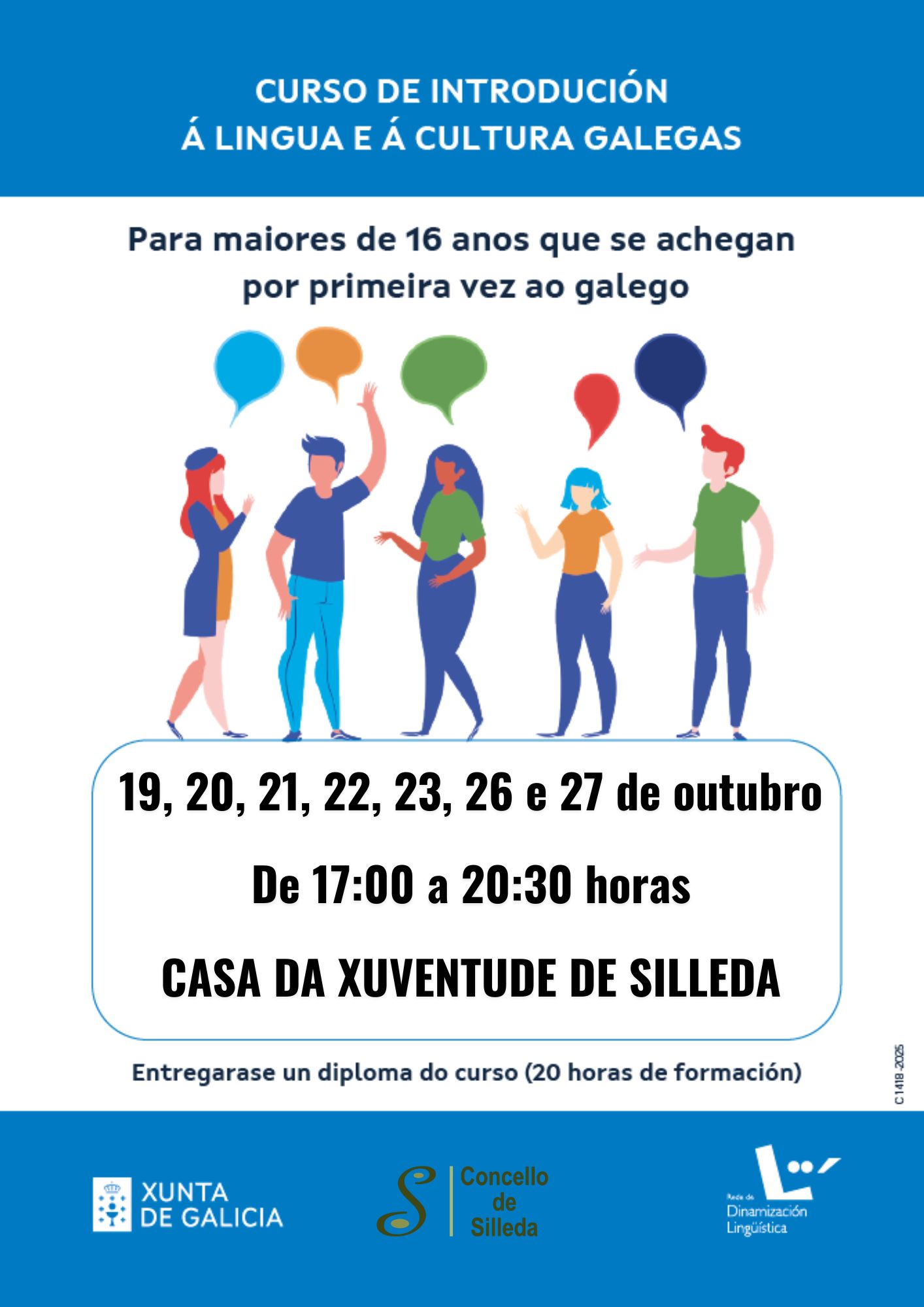 Silleda abre o prazo de inscrición nun novo curso de introdución á lingua e á cultura galegas