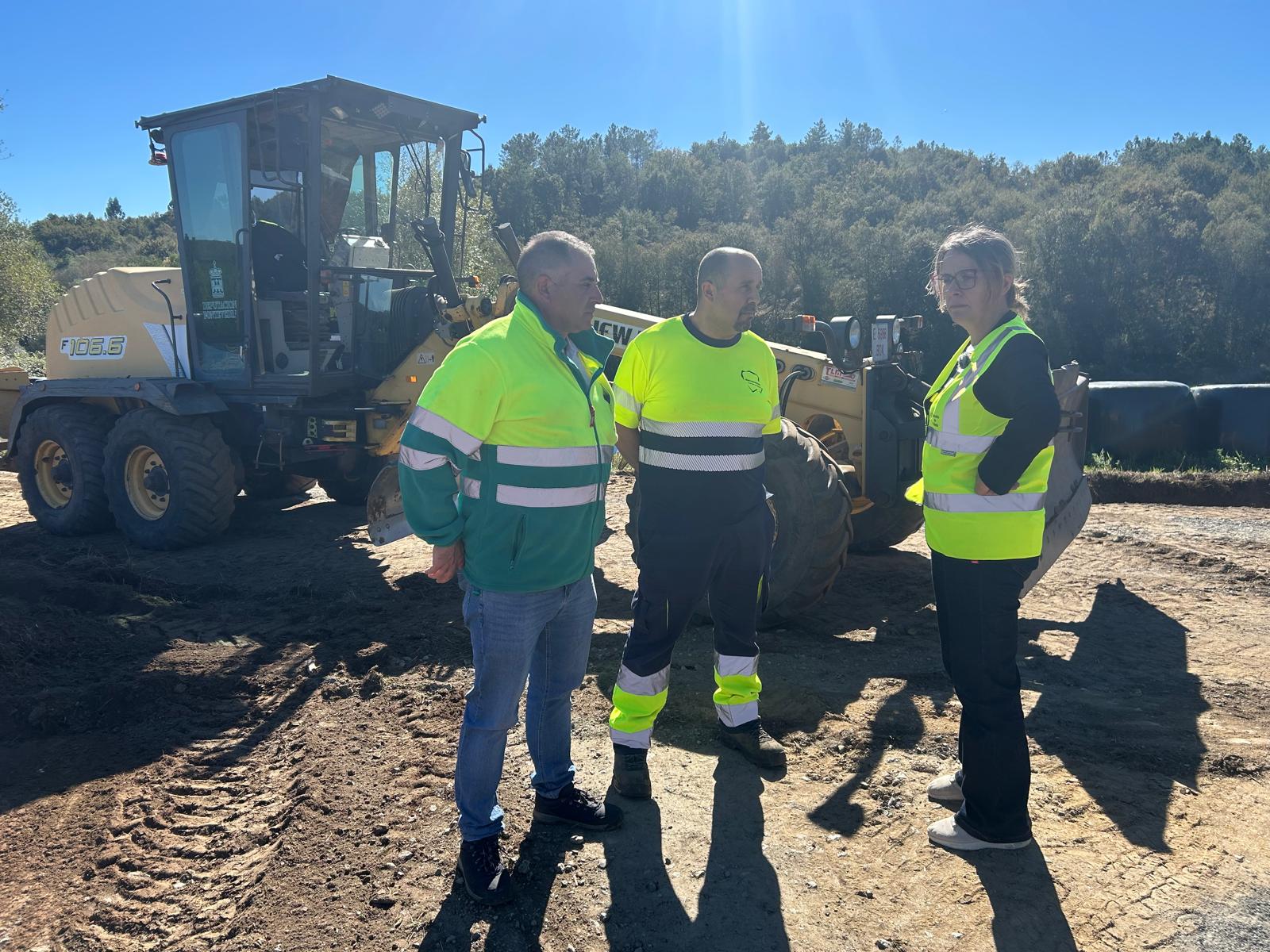 A maquinaria da Mancomunidade inicia a segunda quenda de traballos deste ano na rede viaria rural de Silleda